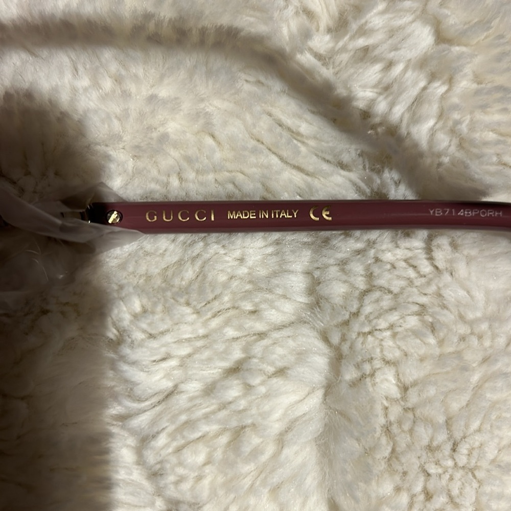 Gucci Pink and Orange logo accented oversized sunglasses - Picture 5 of 5